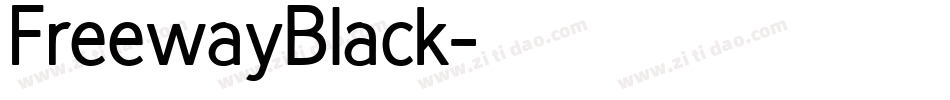 FreewayBlack字体转换