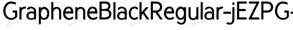 GrapheneBlackRegular-jEZPG字体转换
