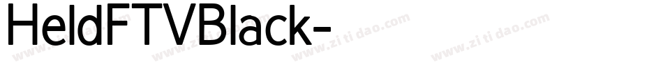 HeldFTVBlack字体转换 HeldFTVBlack字体转换