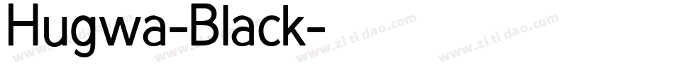 Hugwa-Black字体转换