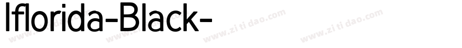 Iflorida-Black字体转换