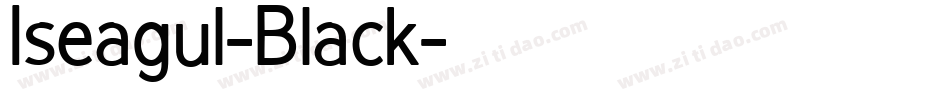 Iseagul-Black字体转换
