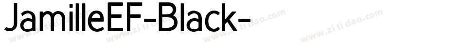 JamilleEF-Black字体转换