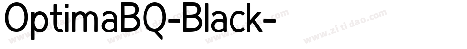 OptimaBQ-Black字体转换