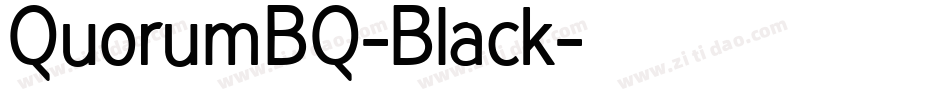 QuorumBQ-Black字体转换
