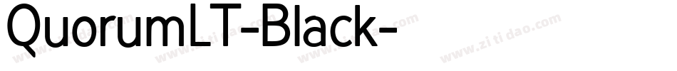 QuorumLT-Black字体转换
