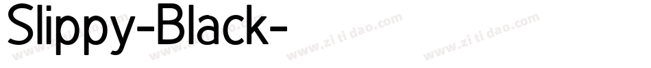 Slippy-Black字体转换
