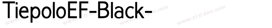 TiepoloEF-Black字体转换