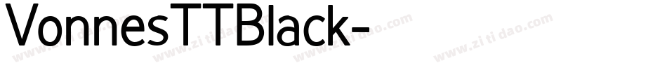 VonnesTTBlack字体转换