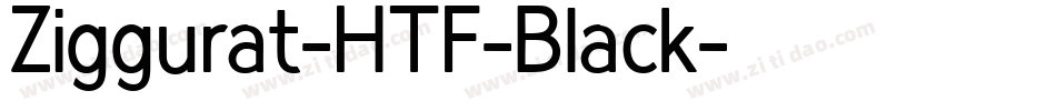 Ziggurat-HTF-Black字体转换