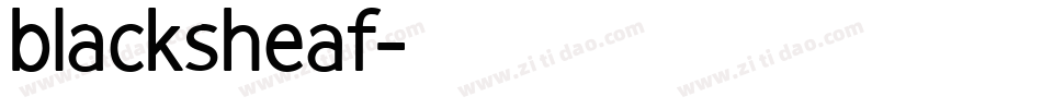 blacksheaf字体转换
