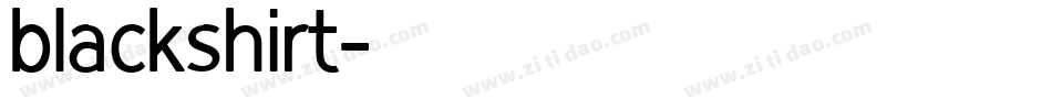 blackshirt字体转换