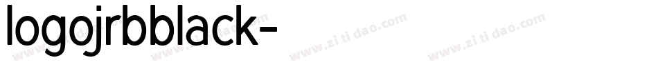 logojrbblack字体转换