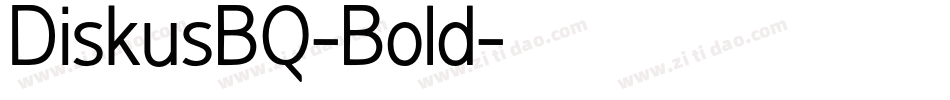 DiskusBQ-Bold字体转换