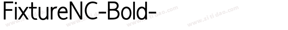 FixtureNC-Bold字体转换