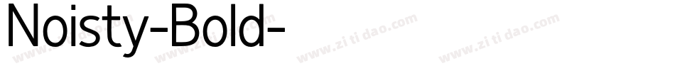 Noisty-Bold字体转换
