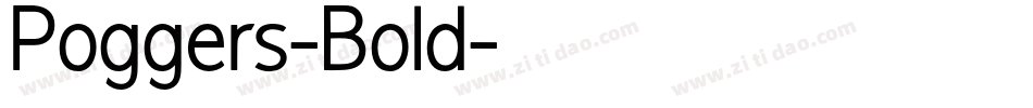 Poggers-Bold字体转换