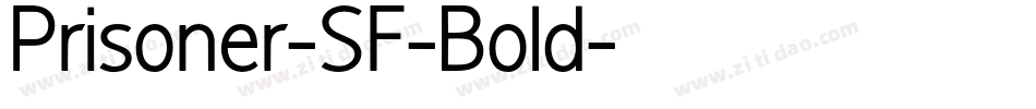 Prisoner-SF-Bold字体转换