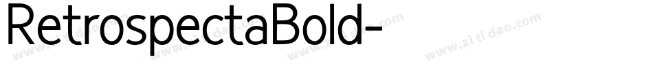 RetrospectaBold字体转换