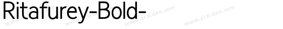 Ritafurey-Bold字体转换