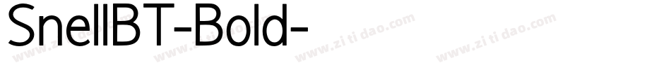 SnellBT-Bold字体转换