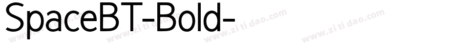 SpaceBT-Bold字体转换