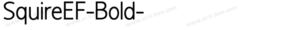 SquireEF-Bold字体转换