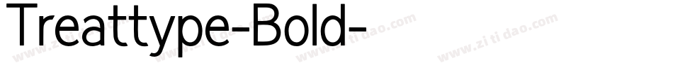 Treattype-Bold字体转换