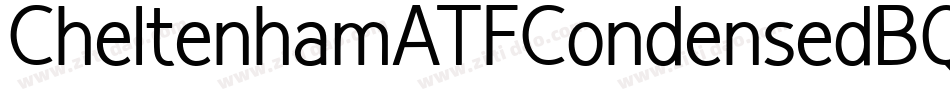 CheltenhamATFCondensedBQ-Bold字体转换