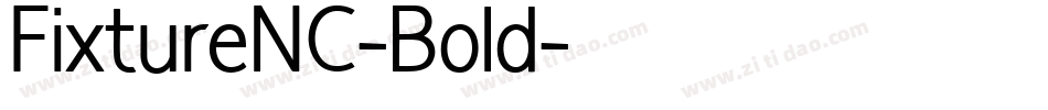 FixtureNC-Bold字体转换