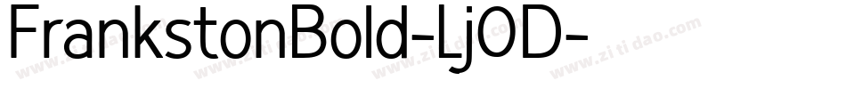 FrankstonBold-Lj0D字体转换