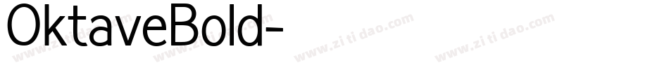 OktaveBold字体转换