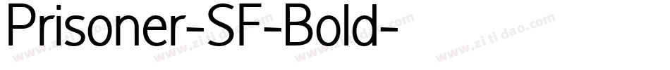 Prisoner-SF-Bold字体转换