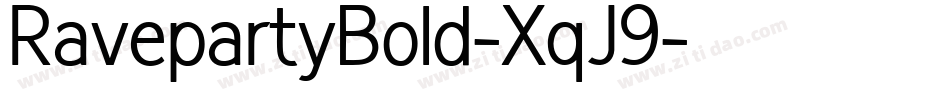 RavepartyBold-XqJ9字体转换