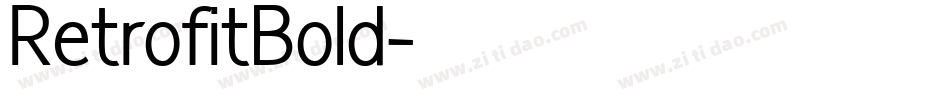 RetrofitBold字体转换