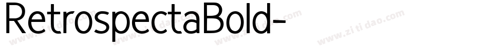 RetrospectaBold字体转换