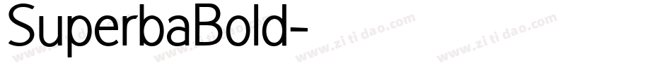 SuperbaBold字体转换