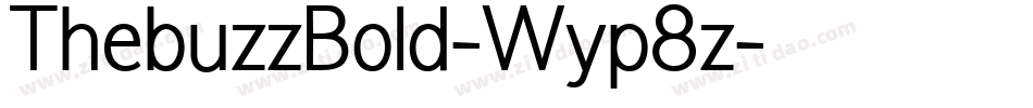 ThebuzzBold-Wyp8z字体转换