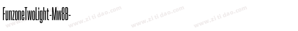 FunzoneTwoLight-Mw8B字体转换