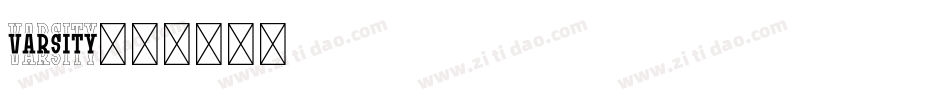 Varsity字体转换