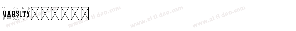 Varsity字体转换