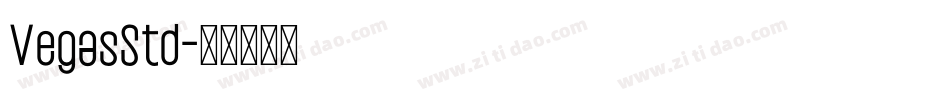 VegasStd字体转换