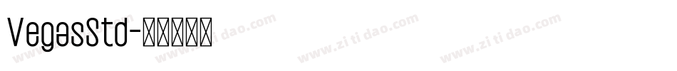 VegasStd字体转换