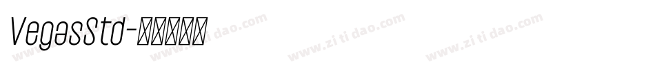 VegasStd字体转换