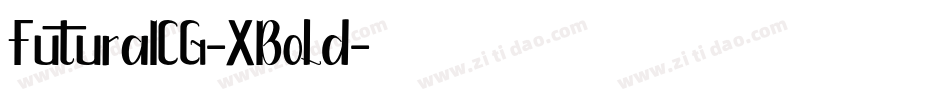 FuturaICG-XBold字体转换