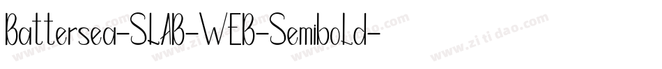 Battersea-SLAB-WEB-Semibold字体转换
