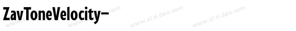 ZavToneVelocity字体转换