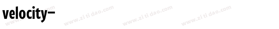 velocity字体转换
