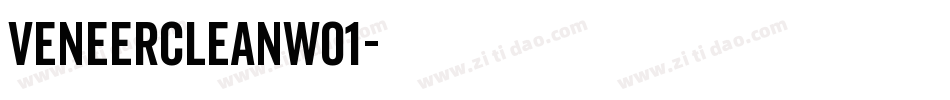 VeneerCleanW01字体转换