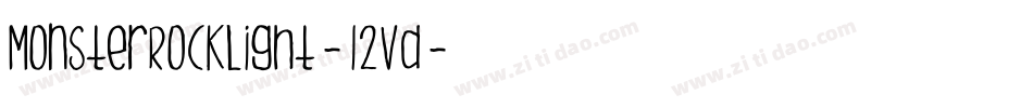 MonsterRockLight-l2vd字体转换 MonsterRockLight-l2vd字体转换